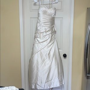Champagne colored Ella wedding dress